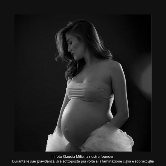 Laminazione ciglia e sopracciglia in gravidanza: una prospettiva contraria alla convenzione