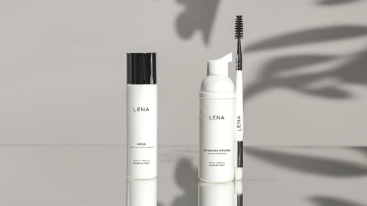 Threesome Lash Affair by LENA Un innovativo trio per la detersione di ciglia, sopracciglia e viso