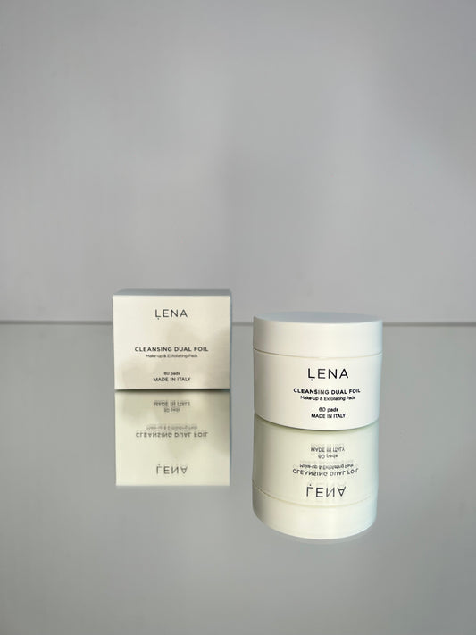 CLEANSING DUAL FOIL – Make-Up & Exfoliating Pads